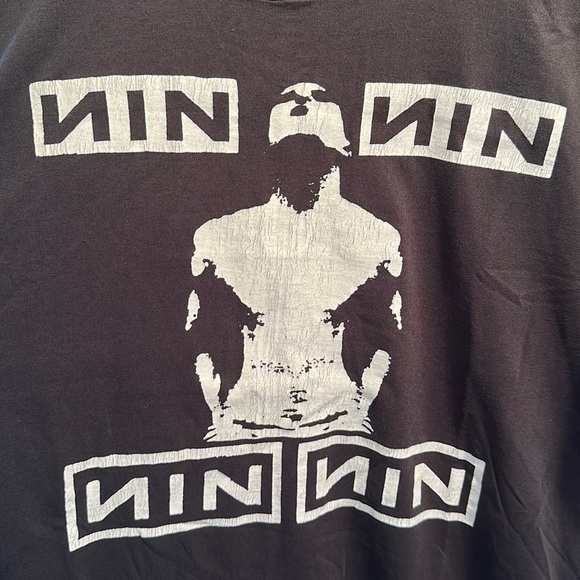 Vintage 1990 XL Nine Inch Nails NIN Pretty Hate Machine Shirt - Picture 1 of 5